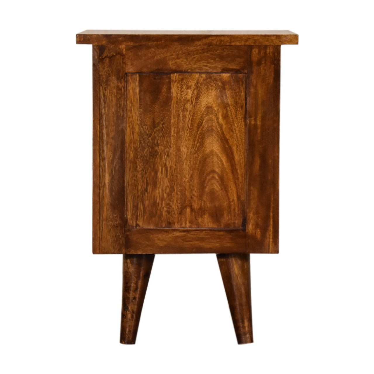 handmade mango wood bedside table