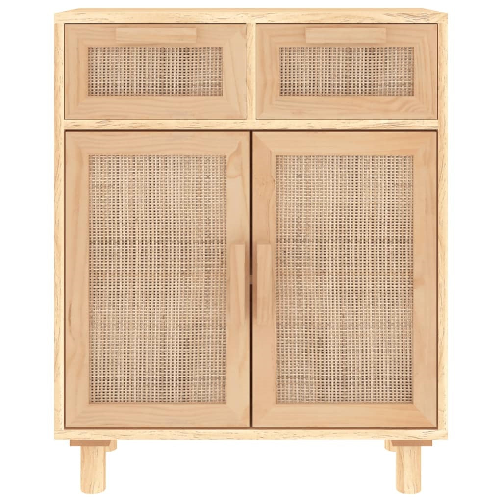 rattan sideboard made from engineered wood in light tone