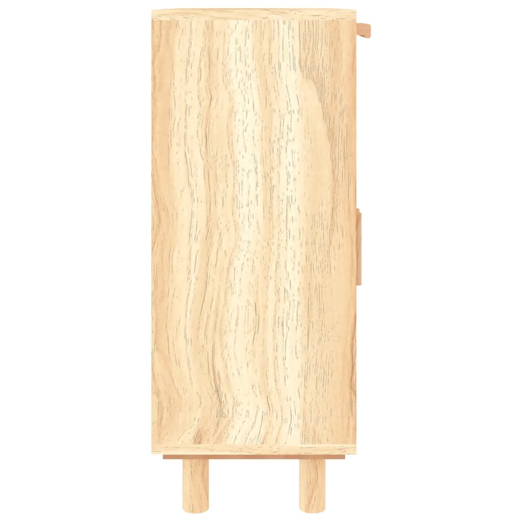 rattan woven Scandinavian sideboard with storage compartments