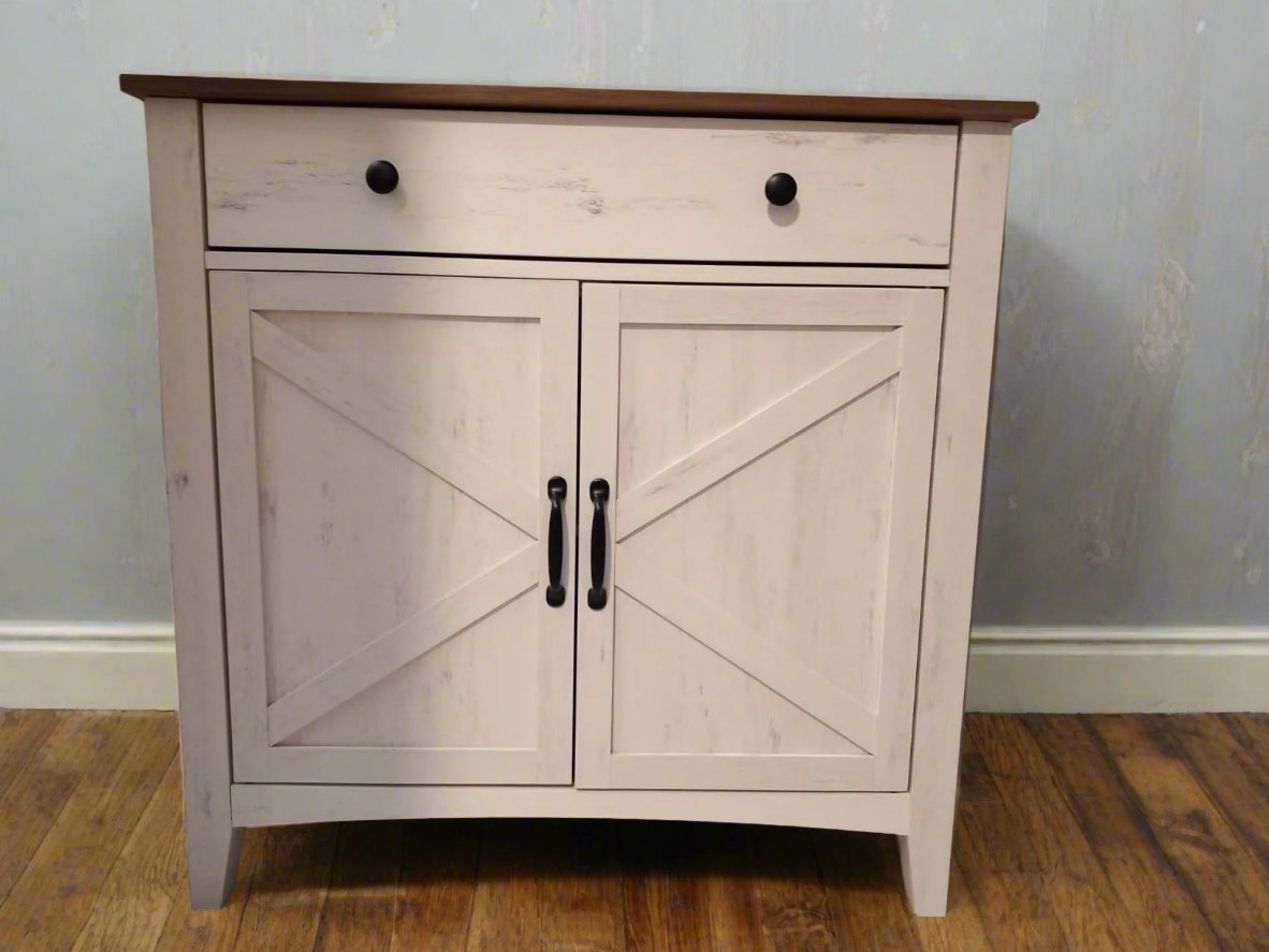 dinner room cupboard with storage in french country style