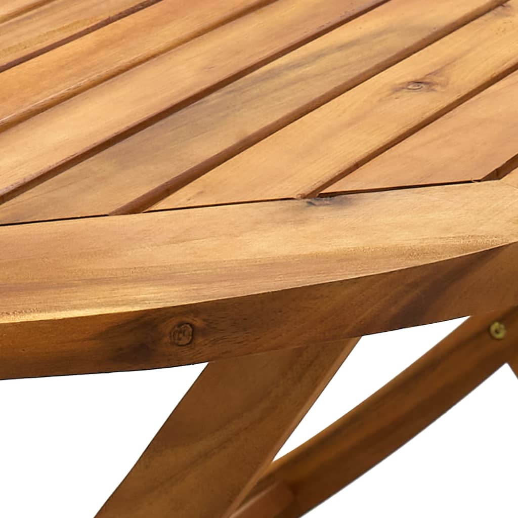 oiled finish acacia wood dining table for garden and patio