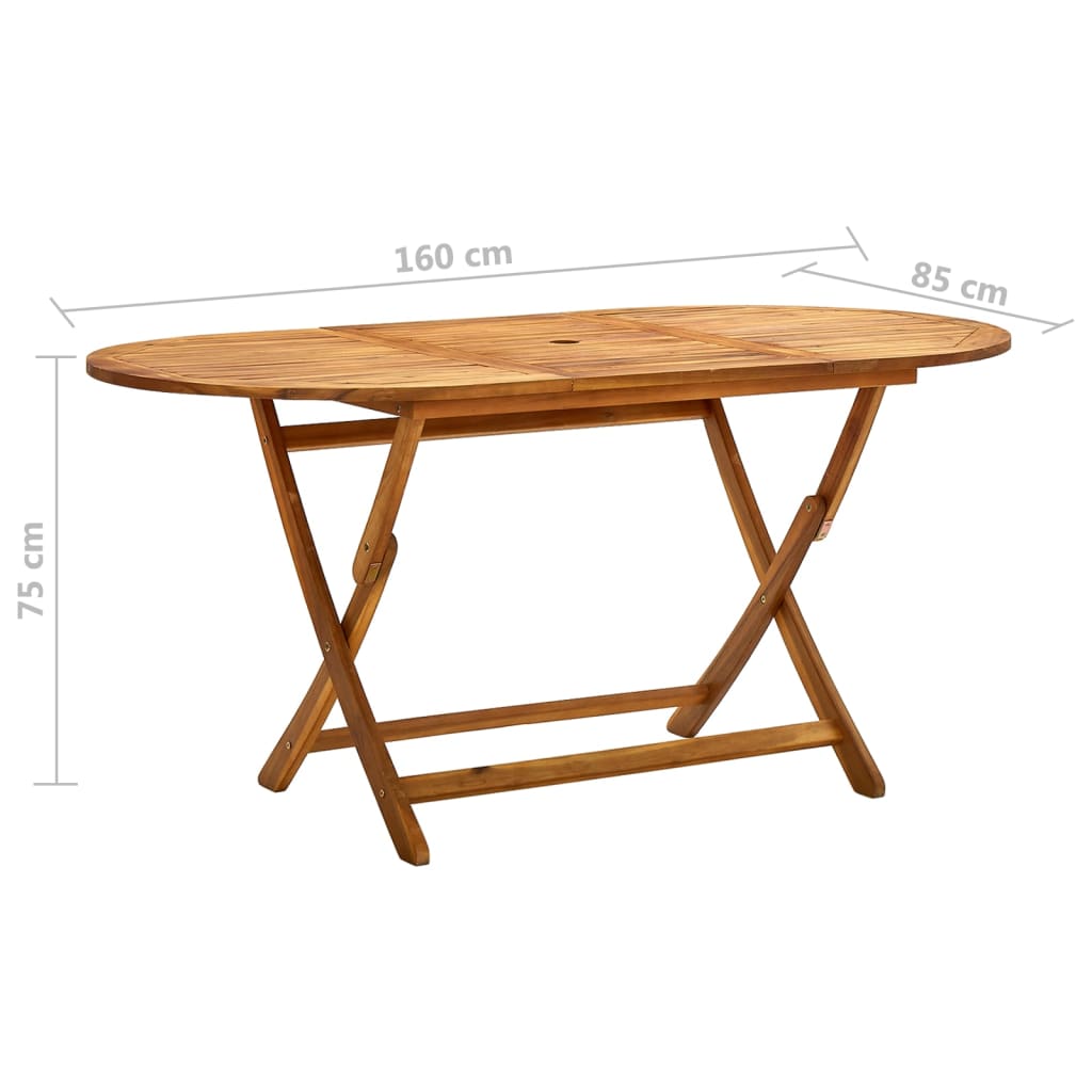 large patio table with oval shape for dining and drinking