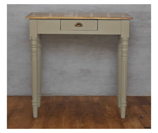 Grey French Country Writing Desk With Drawer-myuniquefurnishings.co.uk