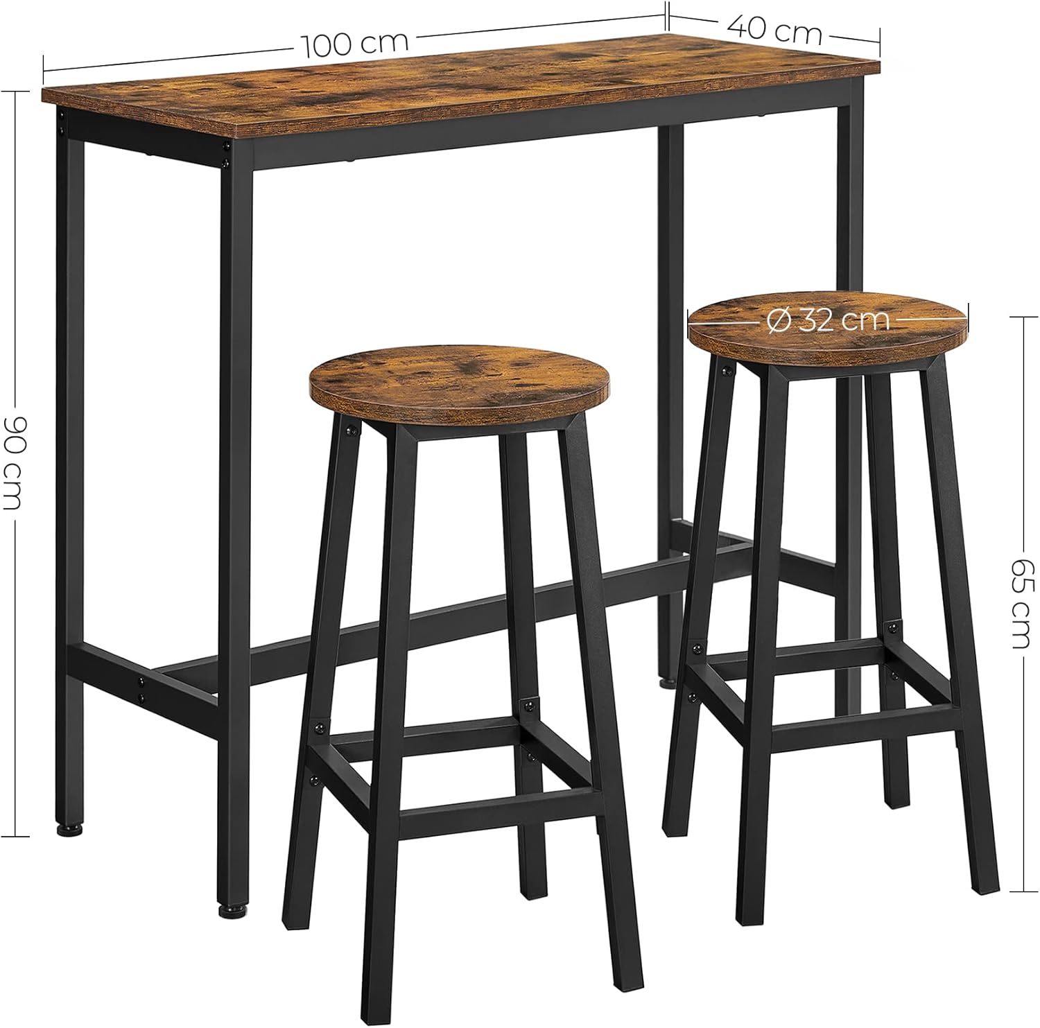 dining furniture set in rustic style