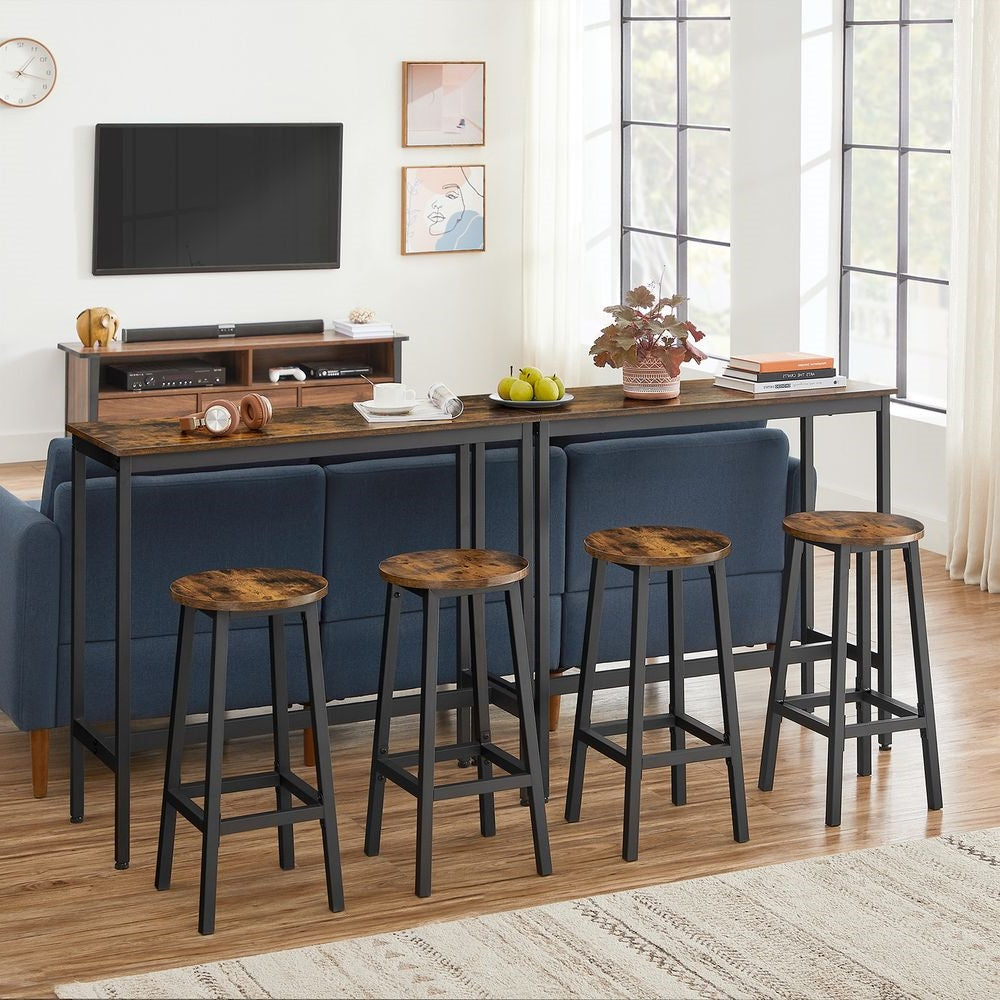 uniquely designed furniture set with table and 2 seats