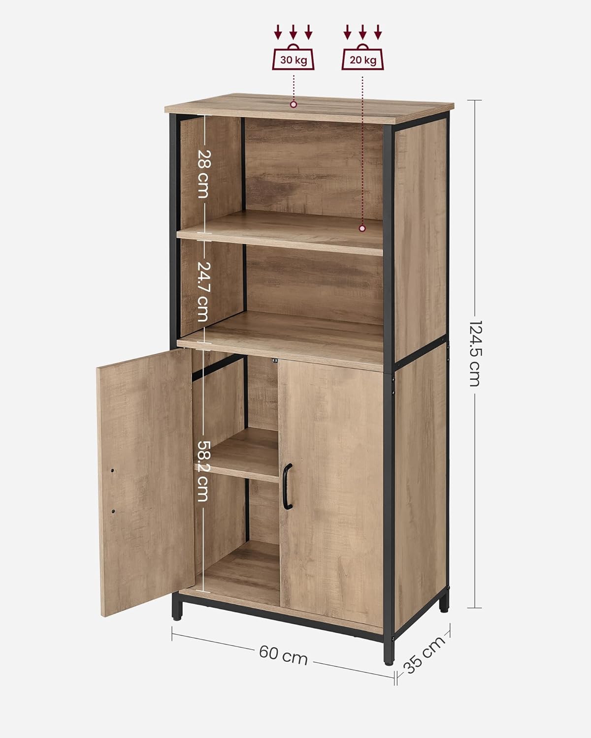 storage cabinet for hallway, living room or dining room
