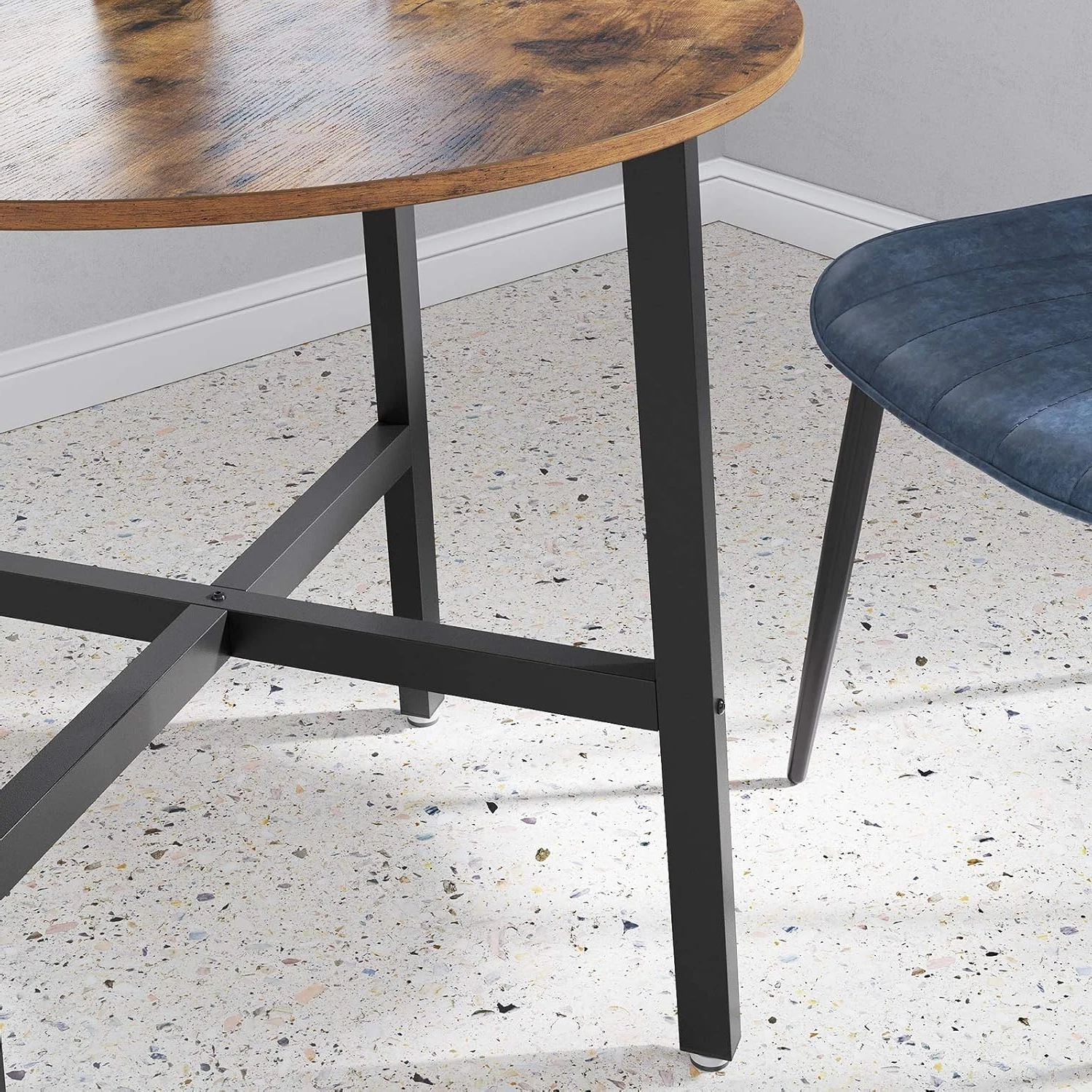 uniquely designed furniture with metal base