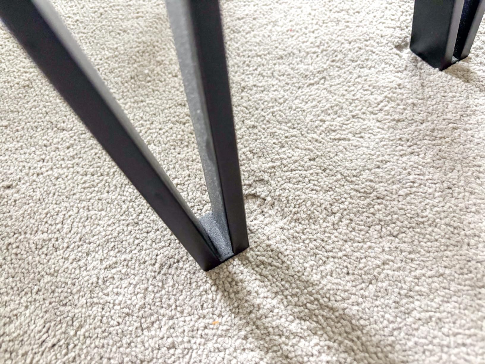 Space saving nesting table set for small living spaces
