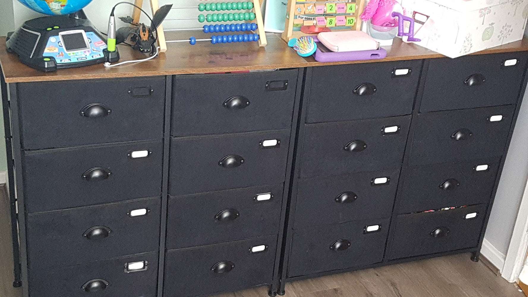 Industrial Sideboard 8 Drawers Chest Storage Cabinet Bedroom Dresser