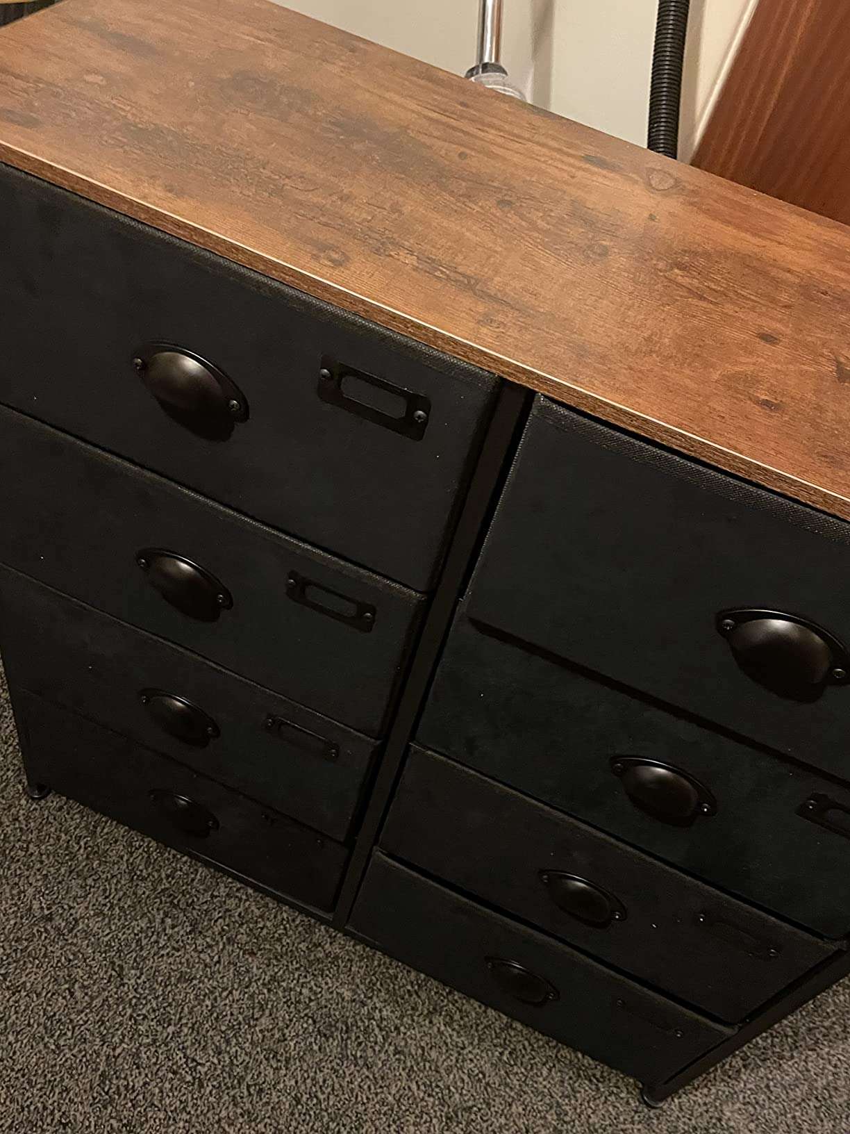 Industrial Sideboard 8 Drawers Chest Storage Cabinet Bedroom Dresser