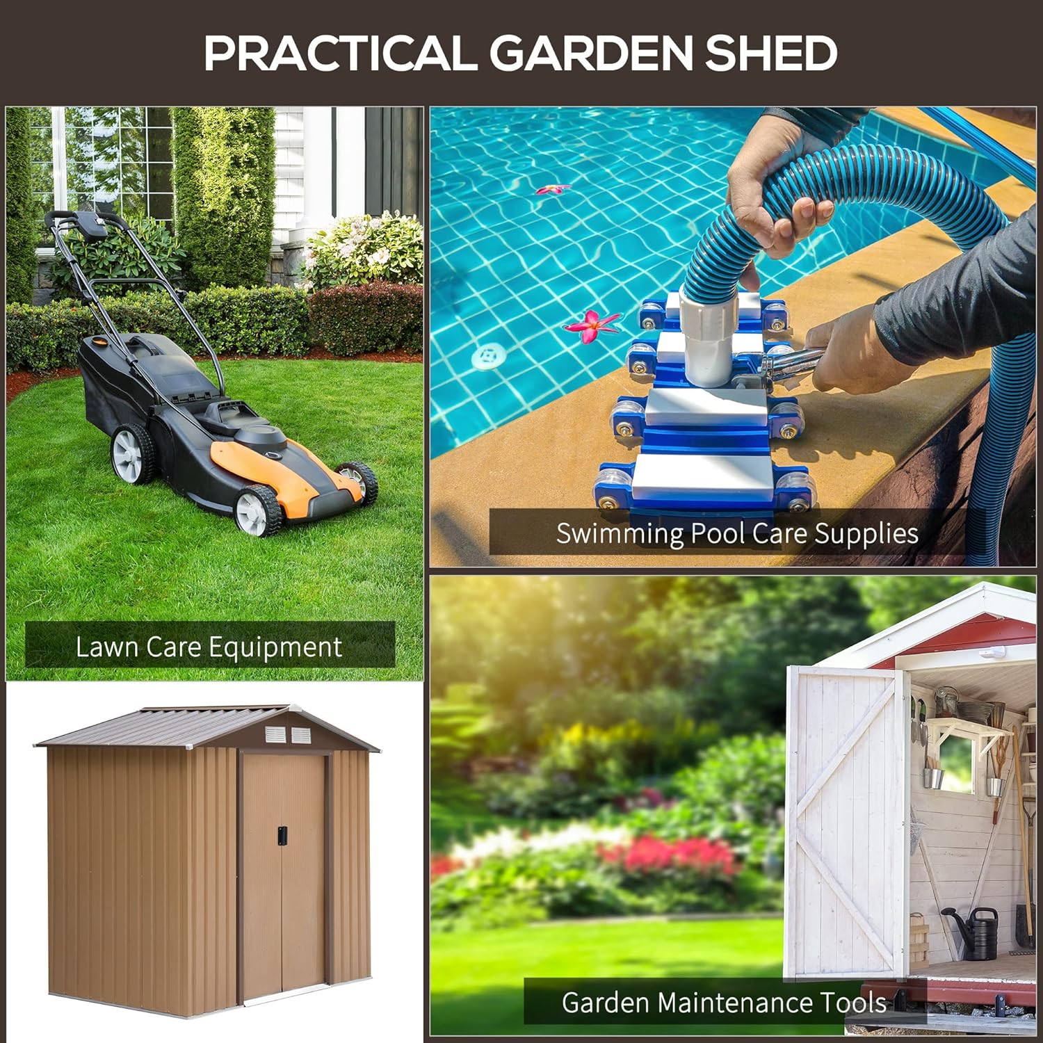 outdoor tools house made from waterproof materials