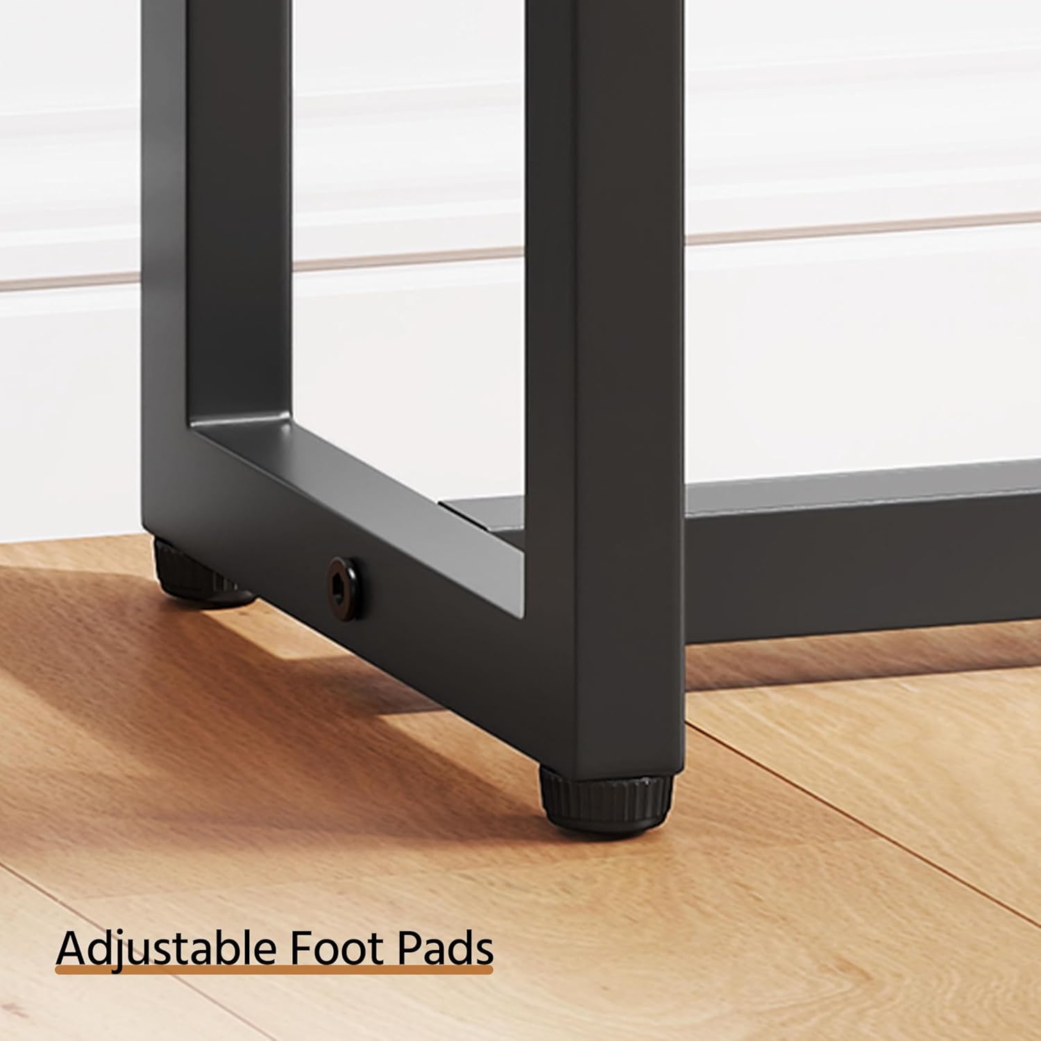 hallway furniture with iron base in narrow shape