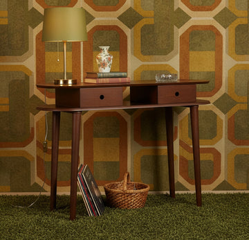 Mid Century Modern Console Table Vintage Retro Hallway Side Furniture