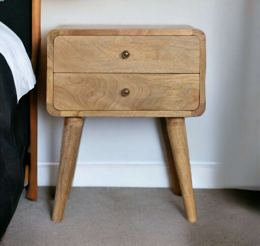 Modern Curved Bedside Table-myuniquefurnishings.co.uk