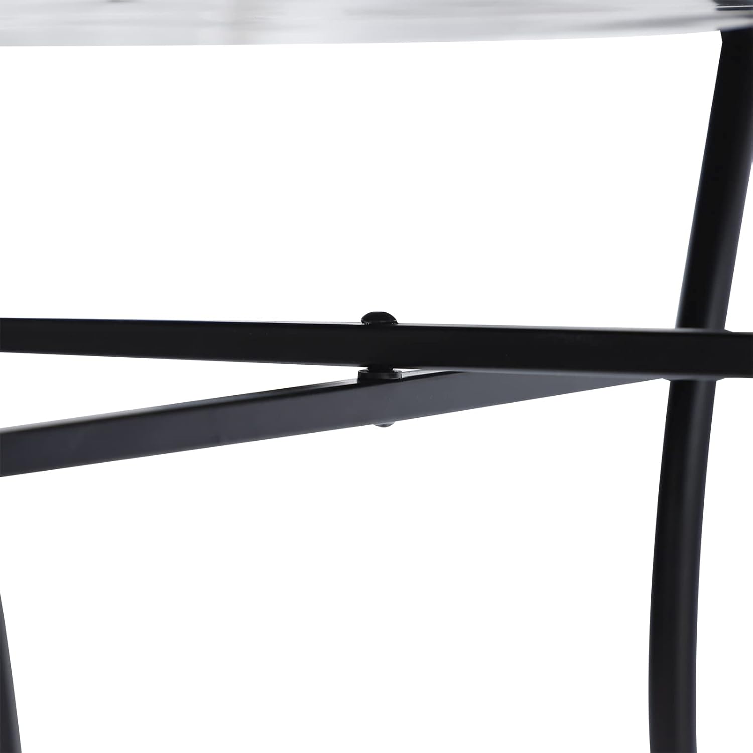 metal base side coffee table for outdoor or indoor use