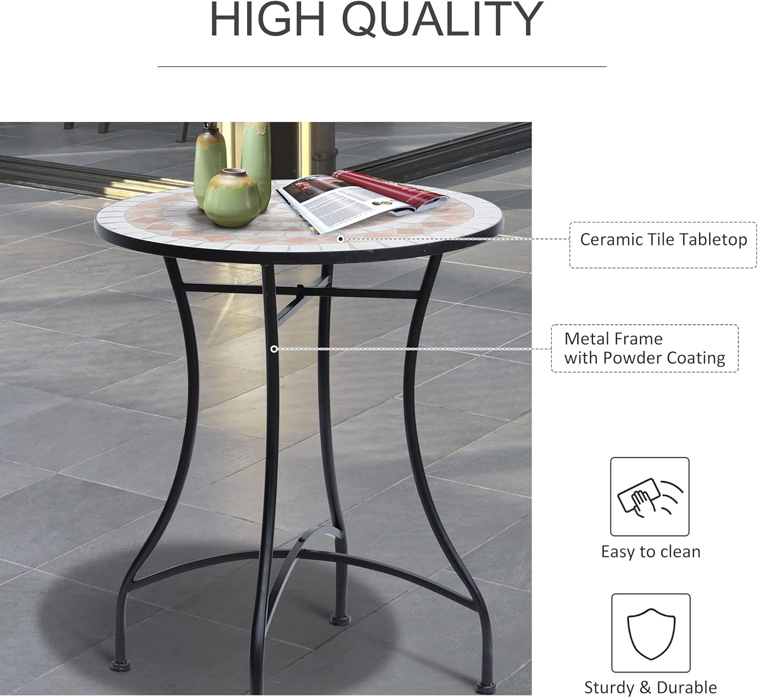 uniquely designed rounded tea table versatile plant stand