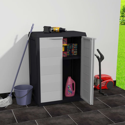 outdoor storage organizer utility box with 2 doors