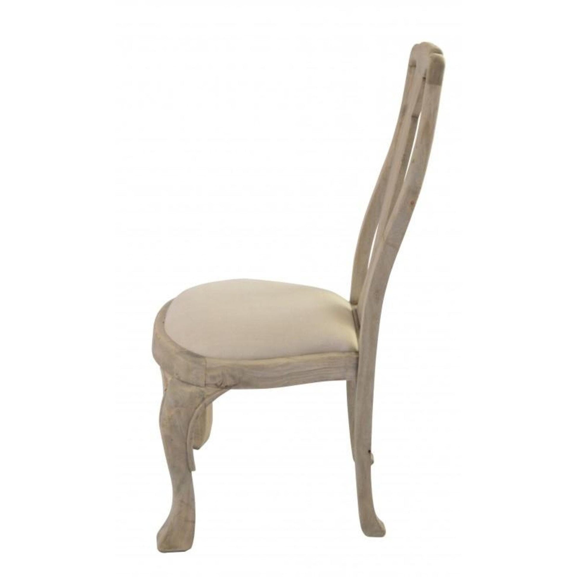 Queen Anne Dining Chair With Tall Back And Cabriole Legs-myuniquefurnishings.co.uk