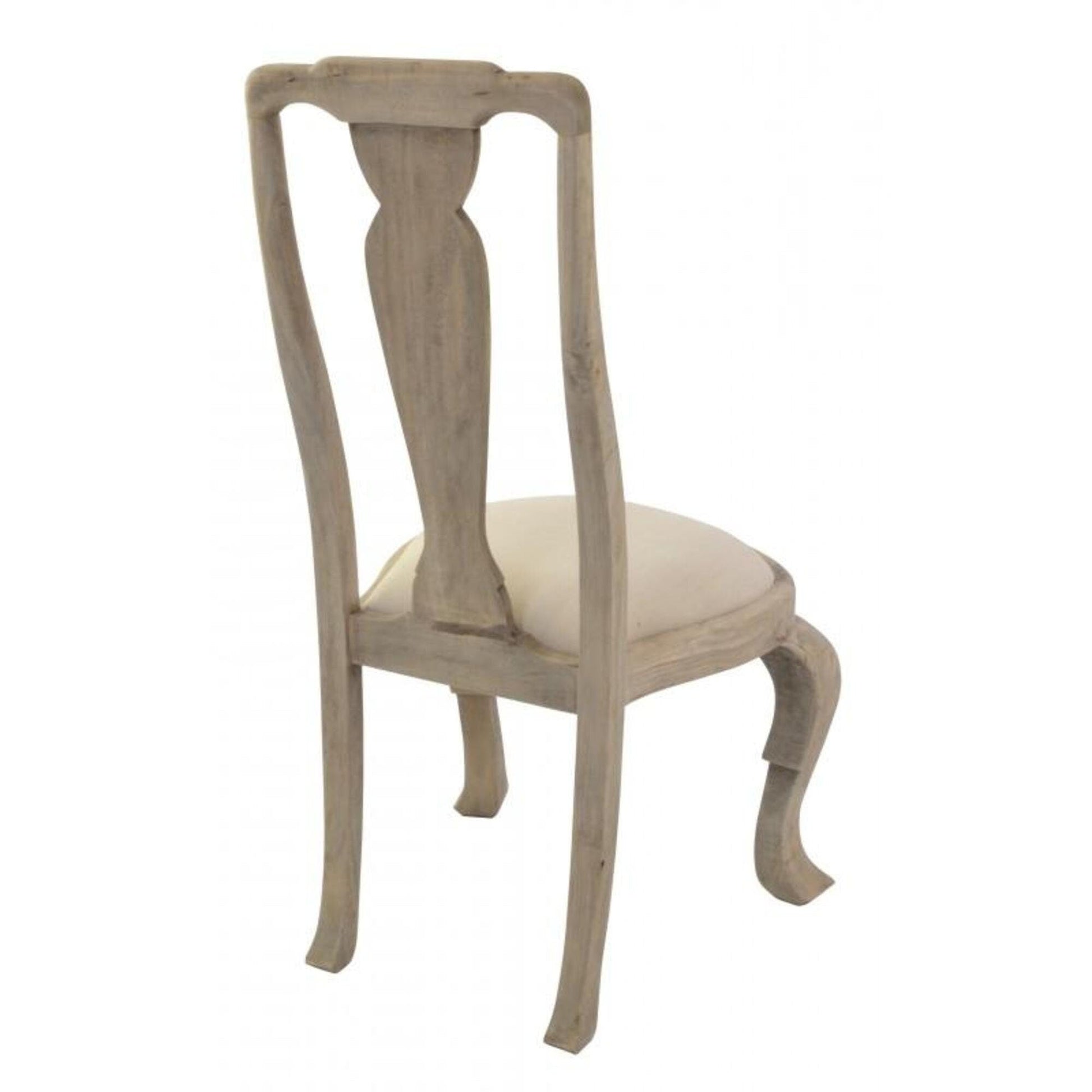 Queen Anne Dining Chair With Tall Back And Cabriole Legs-myuniquefurnishings.co.uk