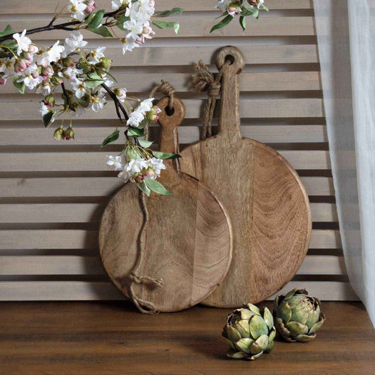 Rounded Hardwood Chopping Board