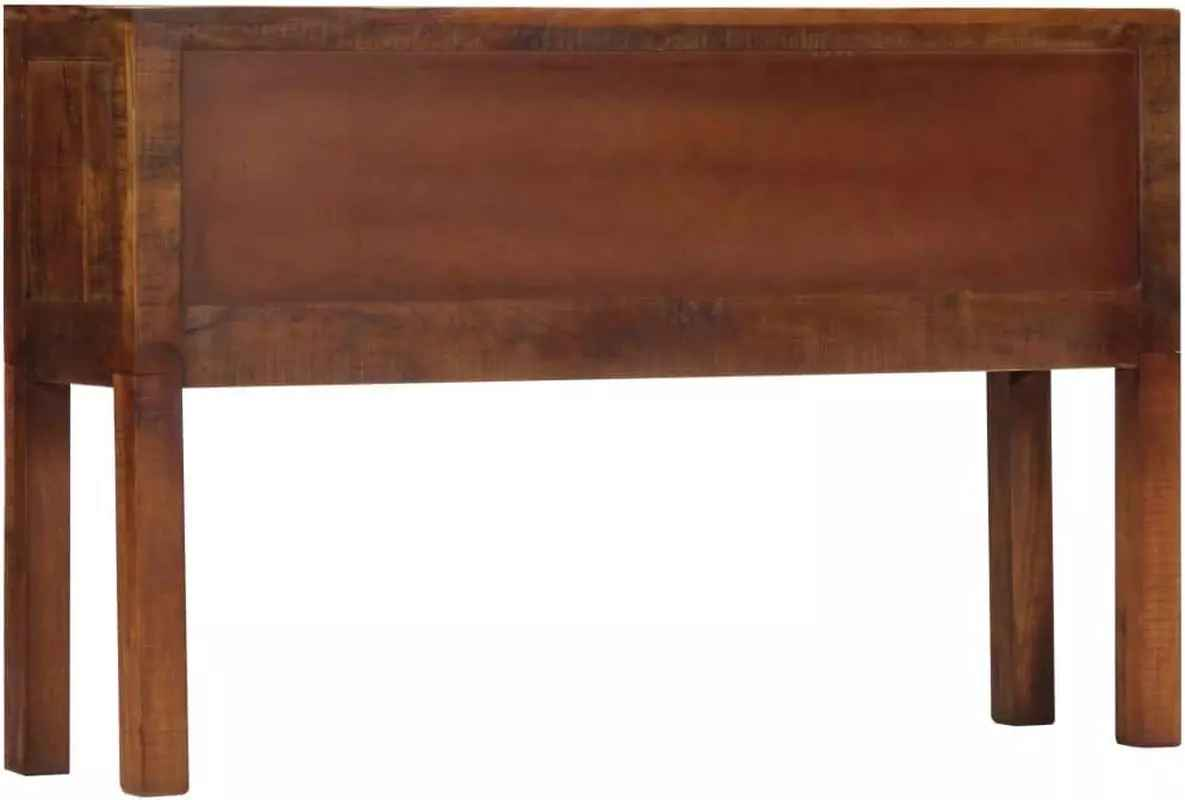 Rustic Dark Wood Sideboard Vintage Storage Cabinet Console Table