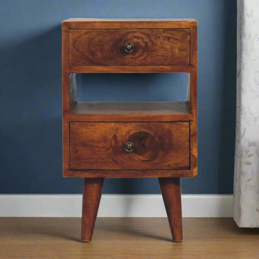 small vintage style bedside table