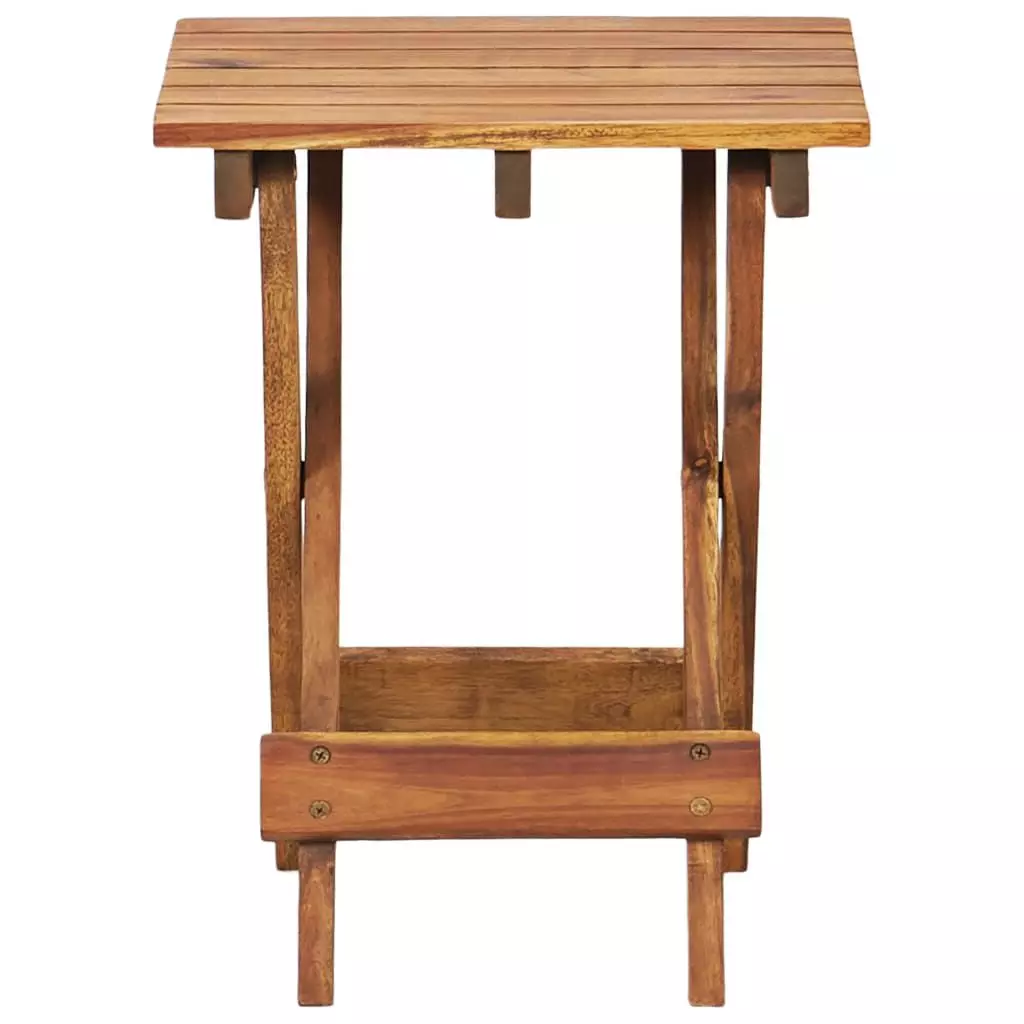 small wooden side table for indoor or outdoor use