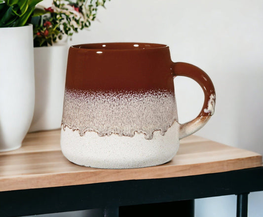 Stoneware Mug 360ml - Chocolate Brown-myuniquefurnishings.co.uk