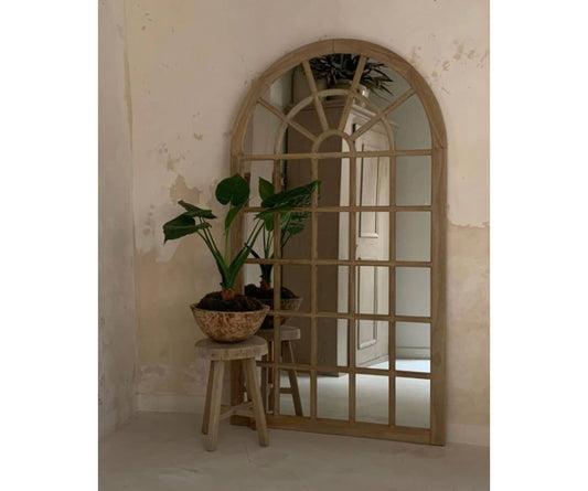 Tall Wall Mounted Georgian Arched Mirror-myuniquefurnishings.co.uk