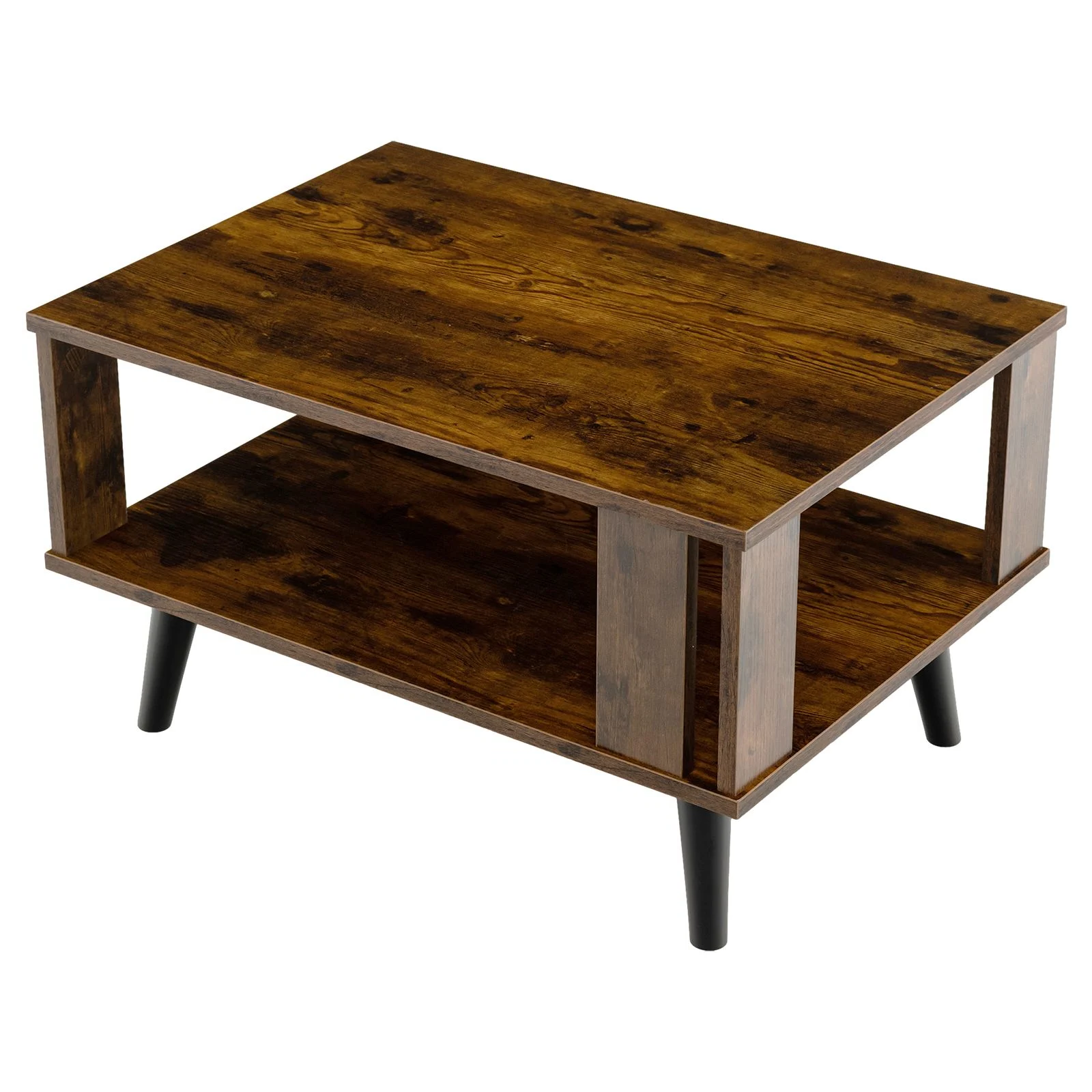 industrial retro living room table in rectangular shape