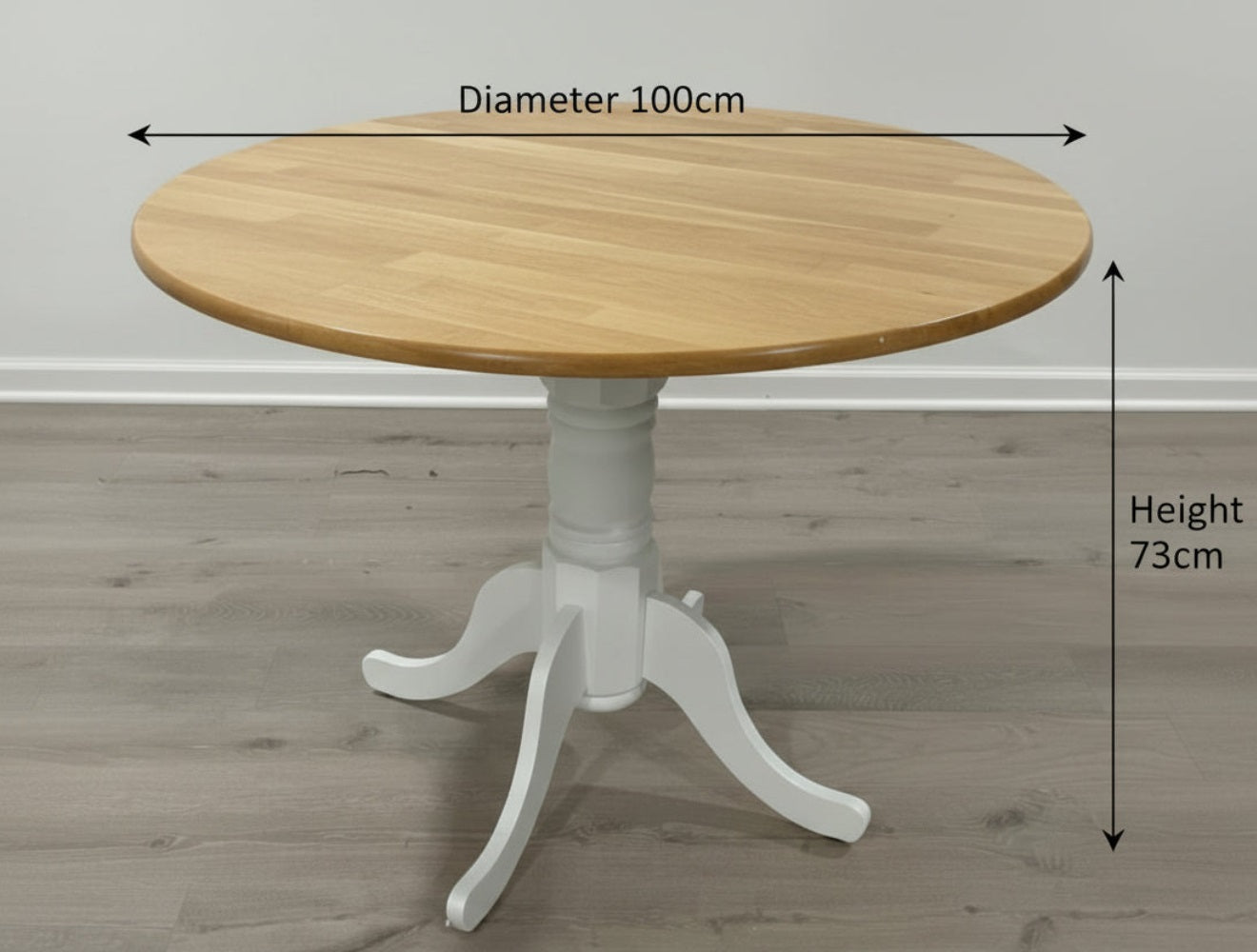 durable vintage dining table in unique design made from wood