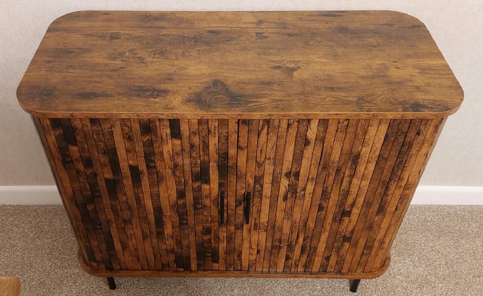 vintage retro style cupboard for indoor use in industrial style