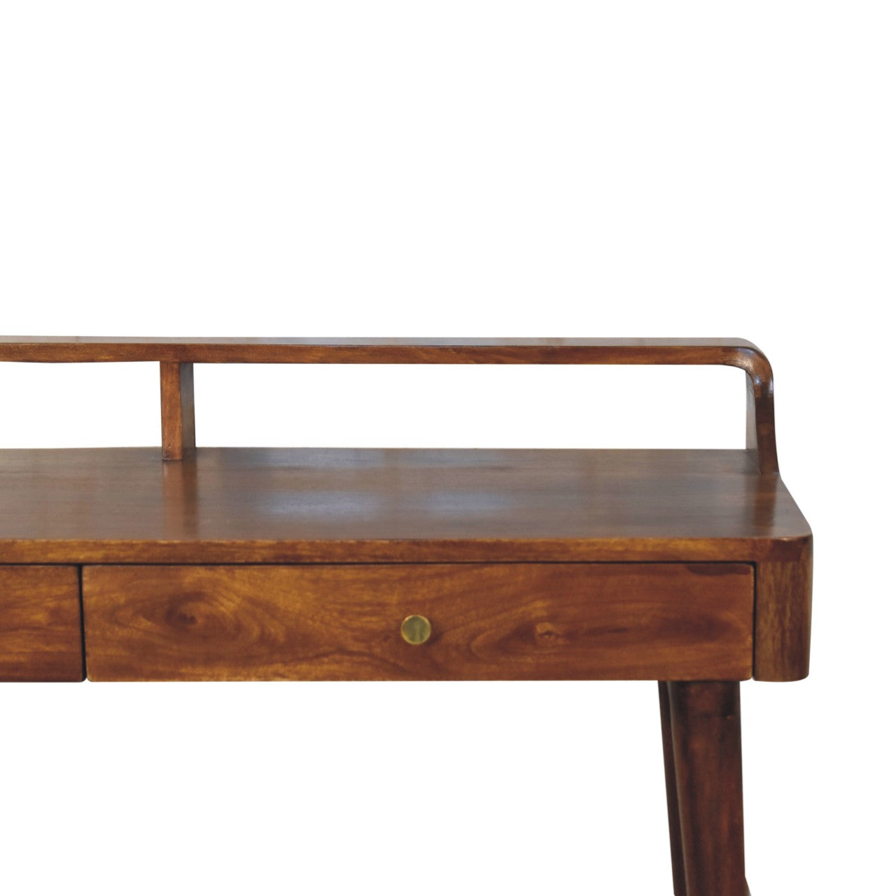 2 drawer writing desk in vintage retro style