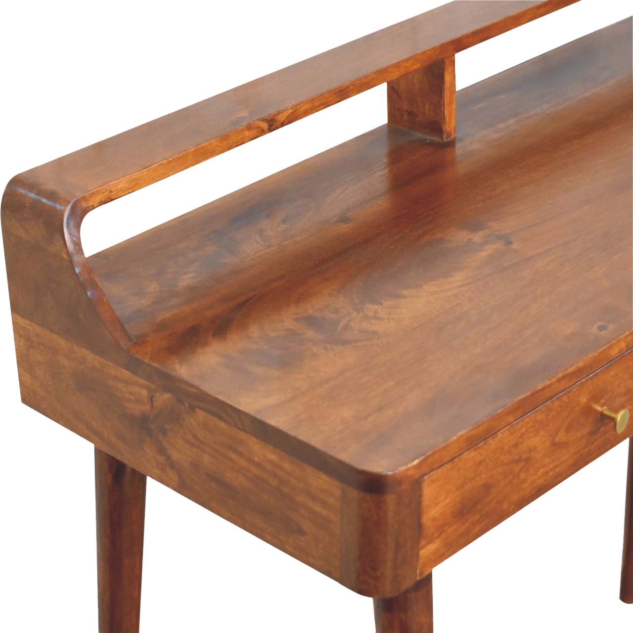 handmade writing desk for study made from solid wood