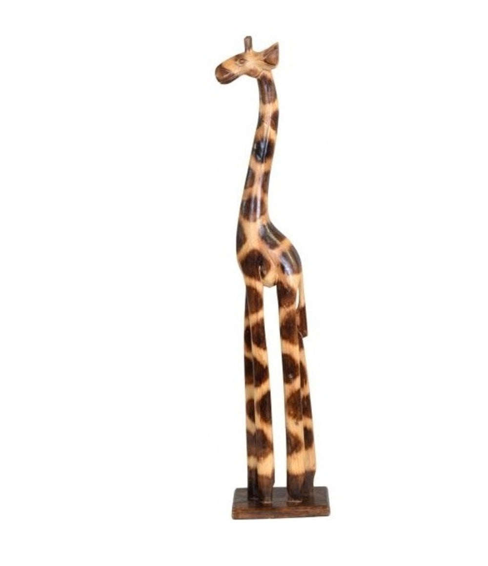 handcrafted giraffe for home and office decor